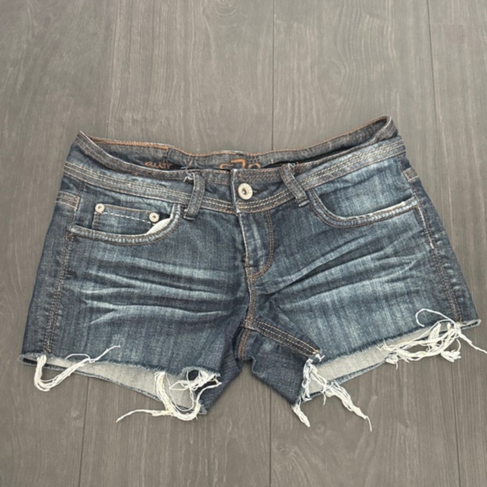 Distressed Denim Women Shorts